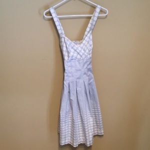 Calvin Klein blue and white sun dress